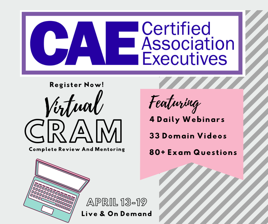CAE Virtual Cram course logo